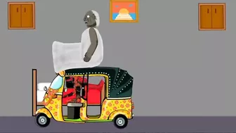 Motu Paltu vs Granny, Spiderman, Hulk, Deadpool Auto Rickshaw Funny Cartoon Animation | ispiderman