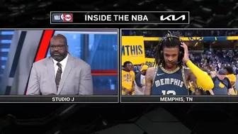 Ja Morant Joins Inside the NBA after Game 2 Win vs Warriors, Postgame Interview ????