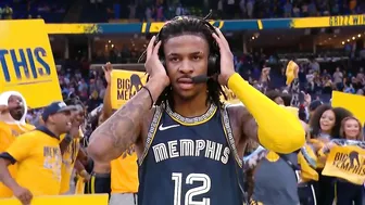 Ja Morant Joins Inside the NBA after Game 2 Win vs Warriors, Postgame Interview ????