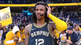 Ja Morant Joins Inside the NBA after Game 2 Win vs Warriors, Postgame Interview ????