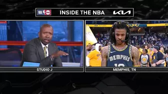 Ja Morant Joins Inside the NBA after Game 2 Win vs Warriors, Postgame Interview ????