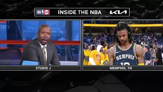 Ja Morant Joins Inside the NBA after Game 2 Win vs Warriors, Postgame Interview ????