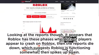 Is ROBLOX BACK? - The Great Roblox Outage of 2022