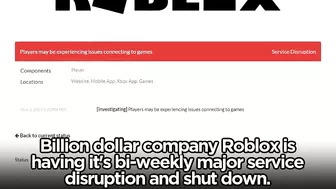 ROBLOX IS DOWN AGAIN!