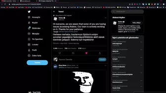 ROBLOX YİNE KAPANDI !! NEDEN ÇÖKTÜ? | Roblox Down, Maintenance | Roblox Türkçe