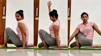 YOGA TWISTING AND BACK FOCUS FLOW | Yoga Girl | INDIAN YOGA STUDIO