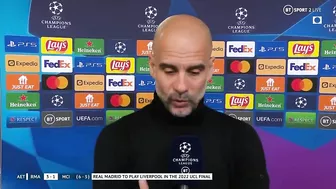 Stunned Pep Guardiola reacts to late Real Madrid comeback against Man City