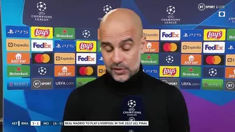 Stunned Pep Guardiola reacts to late Real Madrid comeback against Man City