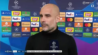 Stunned Pep Guardiola reacts to late Real Madrid comeback against Man City