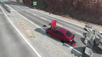 Cars vs Stones | Cars Crashes Driving Fails Compilation | BeamNG.Drive VTown