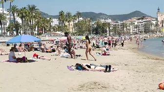 Beach Sitges????????????️Spain beach walk 2022