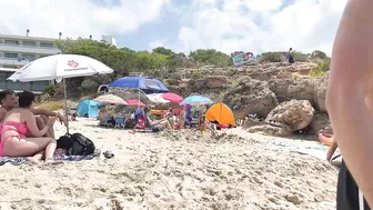 IBIZA Beach Spain Summer - Cala Tarida Enjoy In Music And Walk IBIZA Walking 4k (reupload)