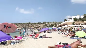 IBIZA Beach Spain Summer - Cala Tarida Enjoy In Music And Walk IBIZA Walking 4k (reupload)