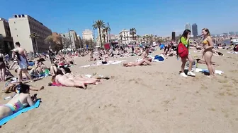 Beach Walk Spain - Barcelona - Sant Miguel Beach - 2022