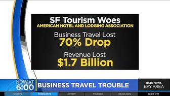 San Francisco sees sharp decline in business travel