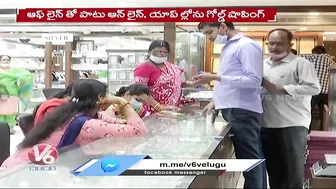 People Shows Interest On Ready-Made Jewelry And Online Shopping | V6 News