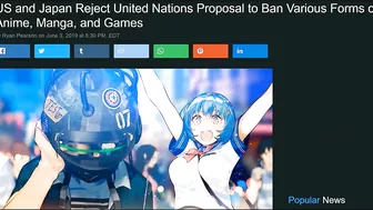 The UN's Obsession With Banning Anime Continues...