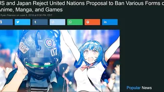 The UN's Obsession With Banning Anime Continues...