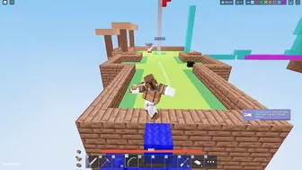 Only took me 2 arrows to eliminate 2 player, roblox bedwars