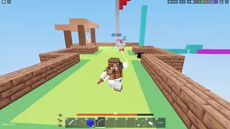 Only took me 2 arrows to eliminate 2 player, roblox bedwars