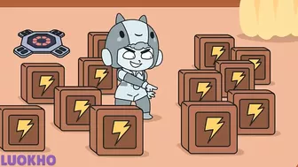 Brawl Stars Animation Too many Power Cubes (Parody)