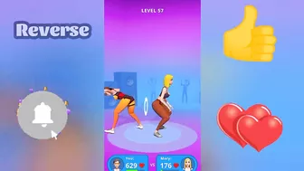 Forward vs Reverse Gaming in Twerk Race 3D(New Update) | All Levels Gameplay utyhu