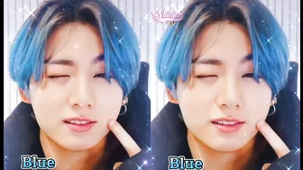 지민 BTS Jungkook "JK" Different Hair Colors Compilation #bts