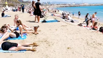 Beach Barceloneta/ Barcelona beach walk 2022 ????????????️Spain best beaches