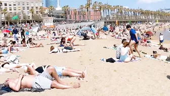 Beach Barceloneta/ Barcelona beach walk 2022 ????????????️Spain best beaches