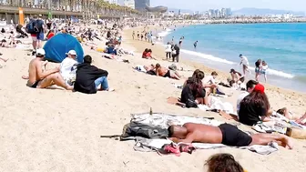 Beach Barceloneta/ Barcelona beach walk 2022 ????????????️Spain best beaches