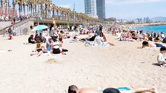 Beach Barceloneta/ Barcelona beach walk 2022 ????????????️Spain best beaches