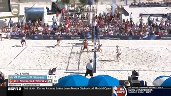 Women's Beach Volleyball NCAA Semifinal: USC 3, UCLA 0 - Highlights 5/7/22