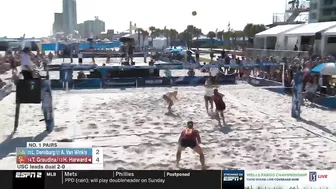 Women's Beach Volleyball NCAA Semifinal: USC 3, UCLA 0 - Highlights 5/7/22