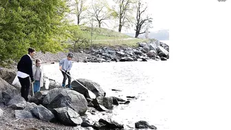 Princess ESTELLE and Prince OSCAR CLEAN-UP the BEACH for Nordic Coastal Cleanup Day