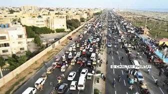 Karachi Sea View Beach | Drone View | Karachi Beautiful Beach | Karachi Traffic