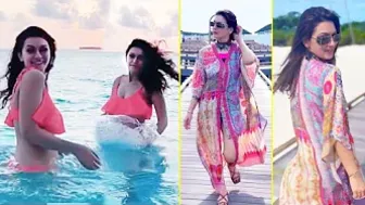 ACTRESS HANSIKA  VERY HOT IN BIKINI AT HOLIDAY VACATION IN MALDIVES | Wall Post