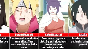 Needed of Naruto Characters I Anime Senpai Comparisons