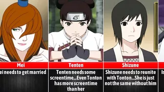 Needed of Naruto Characters I Anime Senpai Comparisons