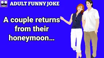 funny jokes ????: A couple returns from their honeymoon...