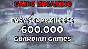 Easy 500k Score - Game Breaking Guardian Games Competitive Score Cheese - 600k Score Revive Strat