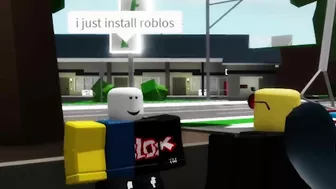 Your First Friend In Roblox Be Like...