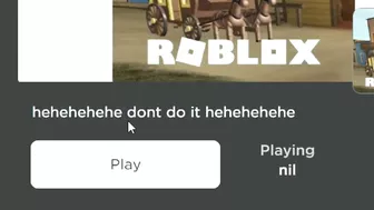 Never Search This On Roblox