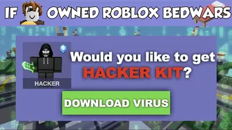 If HACKERS Owned ROBLOX BEDWARS (Terrible...)