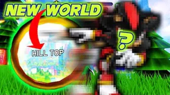 WORLD 5 *HILLTOP* REVEAL! (CHAOS, TRAILS AND MORE!) - ROBLOX SONIC SPEED SIMULATOR