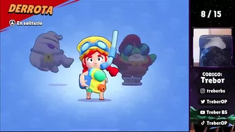 Trebor y su ENFADO con el BUZZ TROLL en Liga Estelar - Brawl Stars