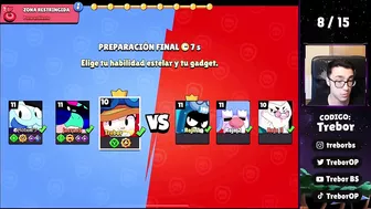 Trebor y su ENFADO con el BUZZ TROLL en Liga Estelar - Brawl Stars