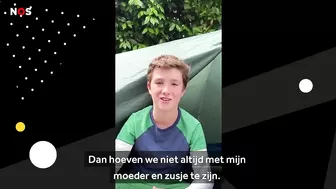 Max slaapt al 2 jaar (!) in een tent