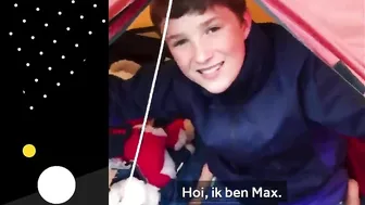 Max slaapt al 2 jaar (!) in een tent