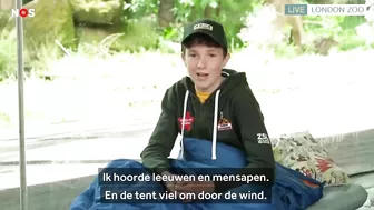 Max slaapt al 2 jaar (!) in een tent