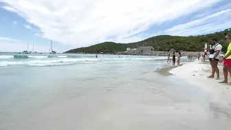 IBIZA Beach Spain Summer -Las Salines Holiday in Top Ibiza Beach Walking 4K TV (reupload)